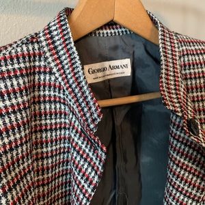 Vintage Giorgio Armani tweed jacket